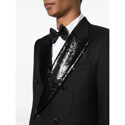 Dolce &amp; Gabbana Black Jackets - Blazers Men by Luosophy