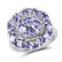 2.92 Carat Genuine Tanzanite .925 Sterling Silver Ring by Bids.com