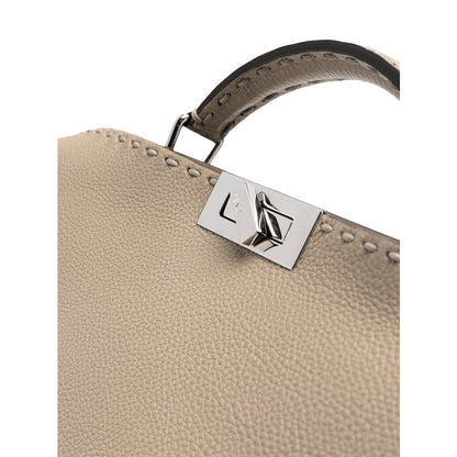 Fendi Neutrals Tote Bags Men by Luosophy