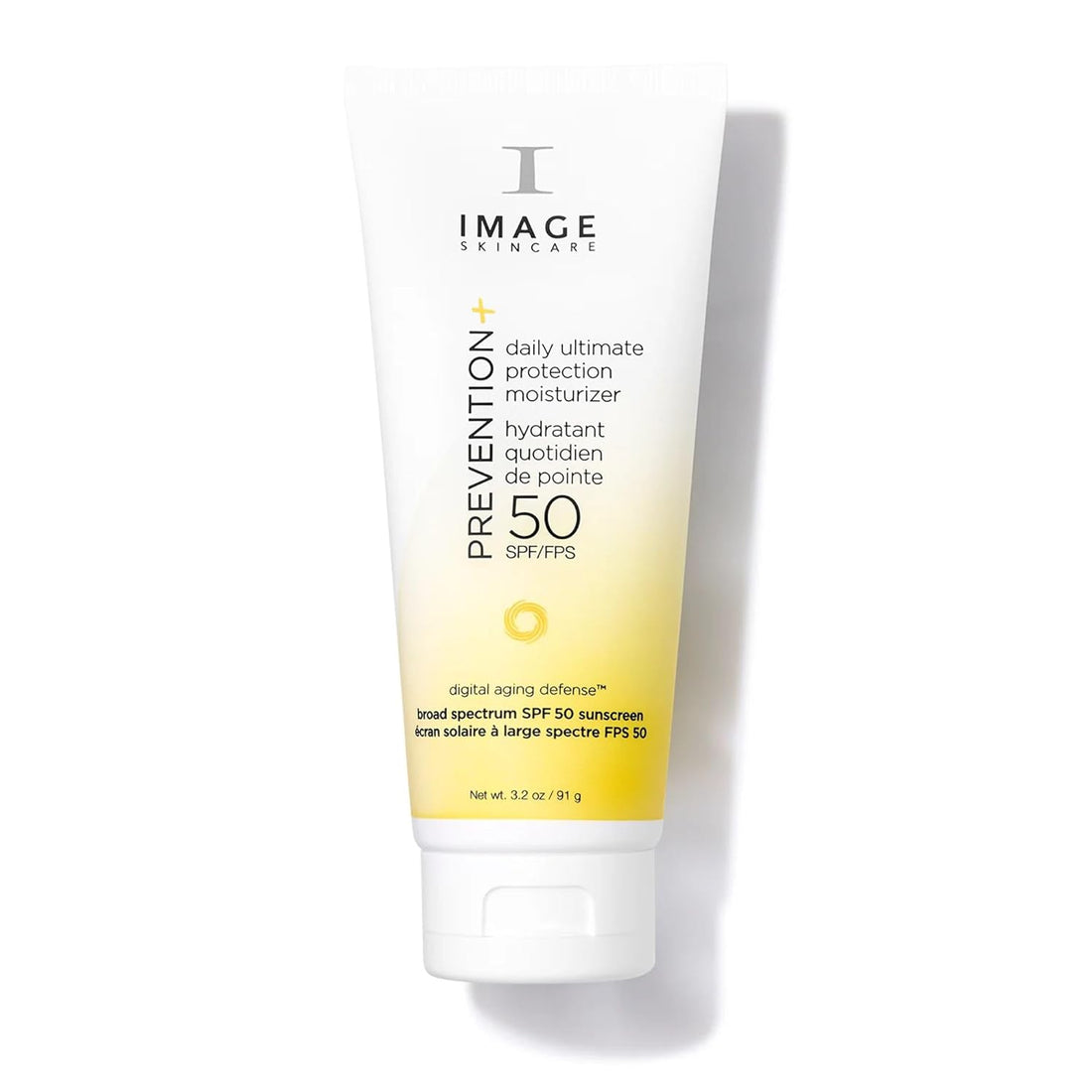 IMAGE Skincare PREVENTION+ Daily Ultimate Protection Moisturizer, SPF 50 Face Sunscreen  3.2 oz