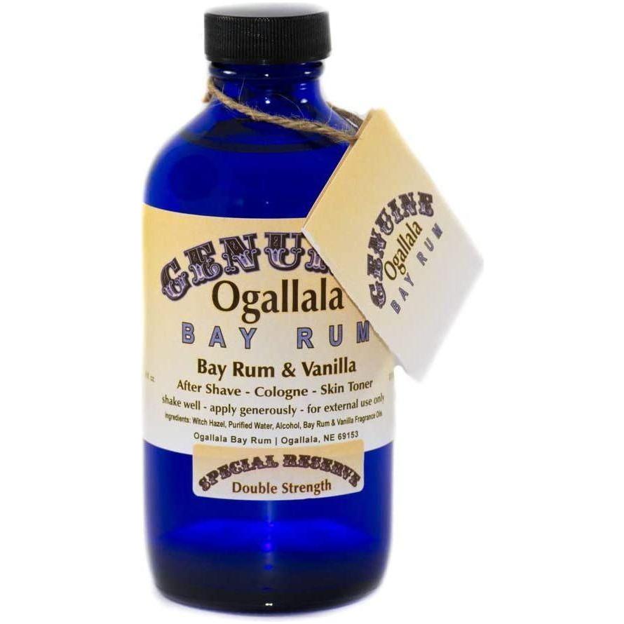 Ogallala Bay Rum &amp; Vanilla Double Strength Pre Shave - After Shave - Skin Toner 8 Oz by Pasteur Pharmacy