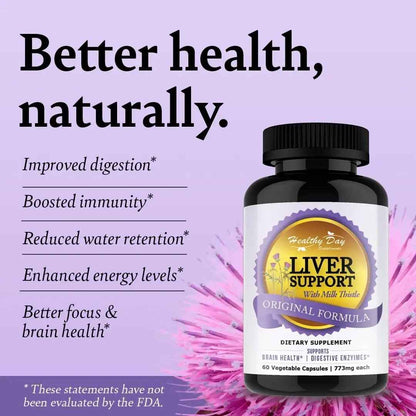 Liver Cleanse and Detox &amp; Repair Formula - Herbal Liver Support Supplement Liver Detox