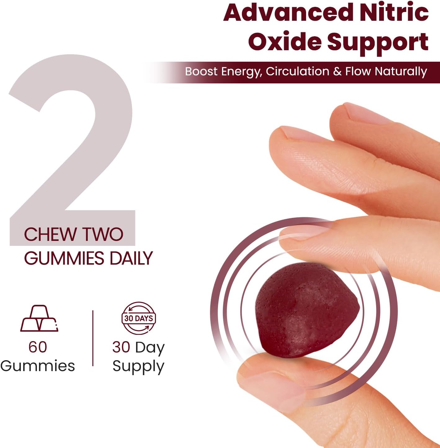 VITAMIZED Beetroot Gummies 1000mg - Nitric Oxide Supplement by The VITAMIZED Shop