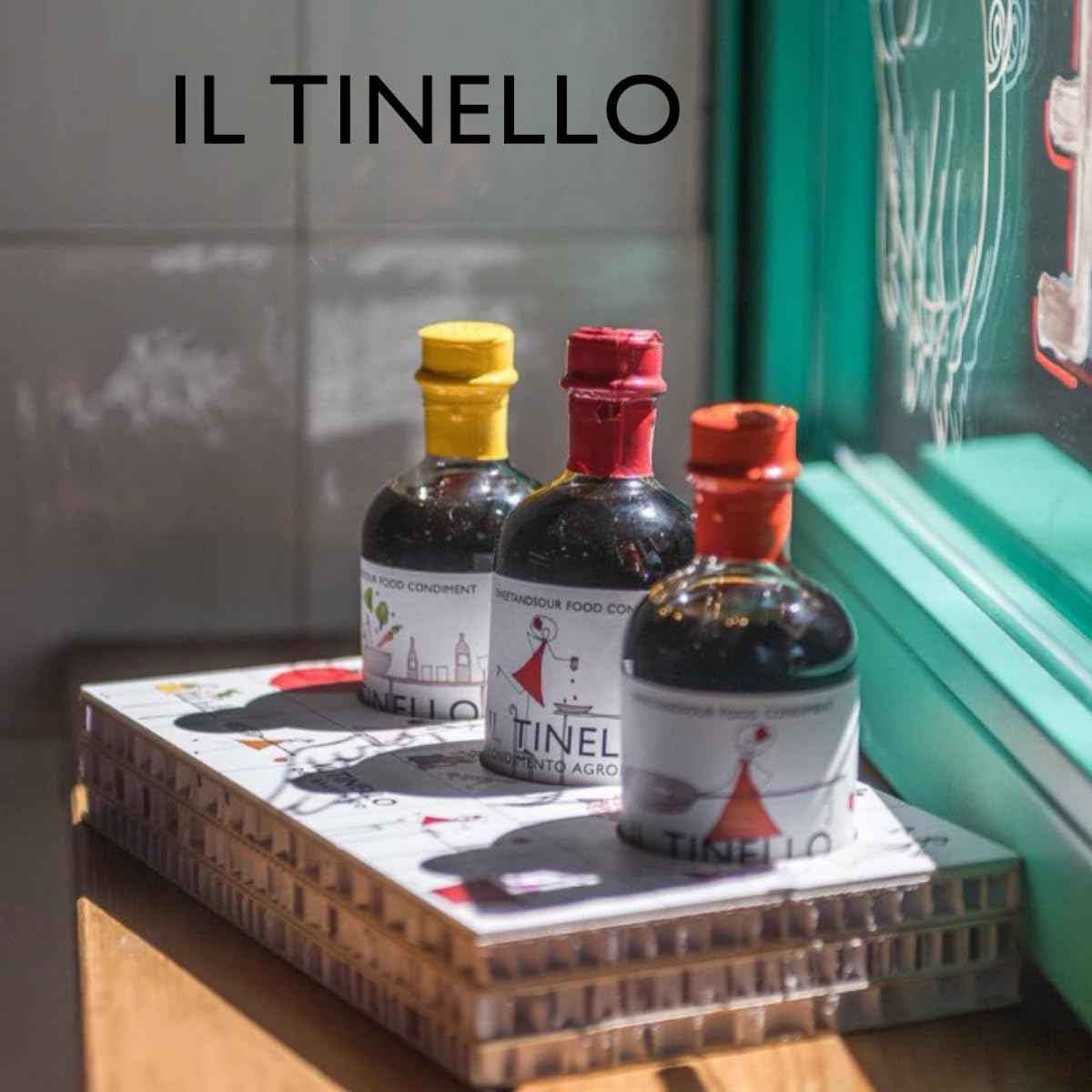 IL TINELLO, Aceto Balsamico di Modena IGP, Red Label, (8.5 fl oz) 100ml