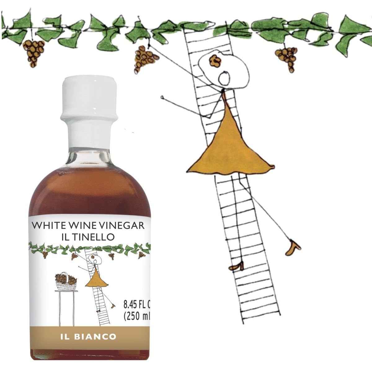 IL TINELLO, White Wine Vinegar Aceto di Vino Bianco, (8.45 fl oz) 250ml