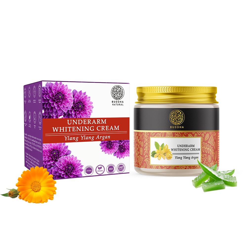 Buddha Natural Underarm whitening cream - Helps to Lighten Dark, Discolored Underarms