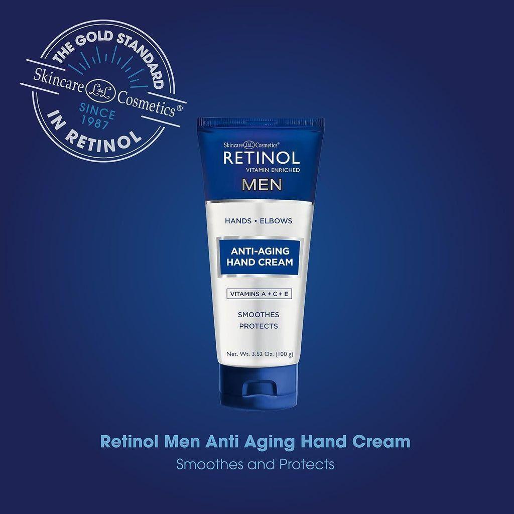 Retinol Men Anti-Aging Hand Cream 3.4 Oz by Pasteur Pharmacy