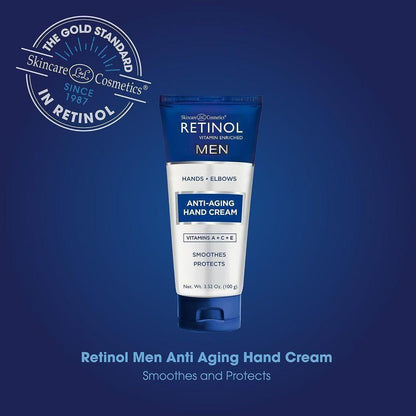 Retinol Men Anti-Aging Hand Cream 3.4 Oz by Pasteur Pharmacy