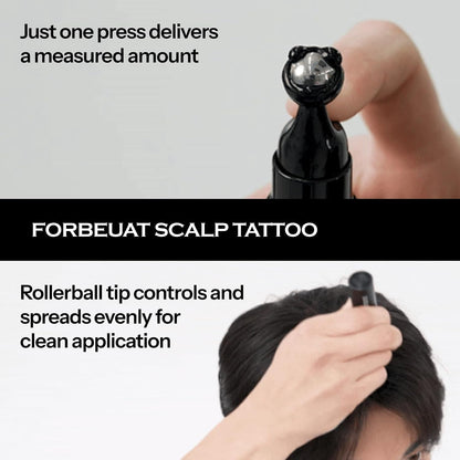 FORBEAUT Scalp Tattoo (Black)  DestGlow