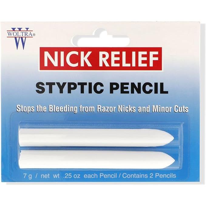 Woltra Nick Relief Styptic Pencil 2 Ea by Pasteur Pharmacy