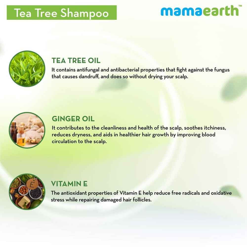 Mamaearth Tea Tree Shampoo &amp; Onion Hair Oil