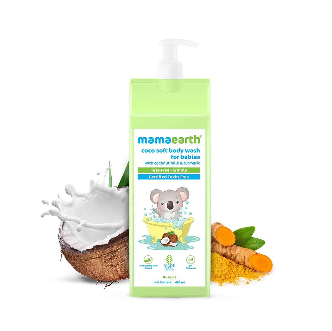 Mamaearth Coco Soft Body Wash For Babies With Coconut Milk &amp; Turmeric