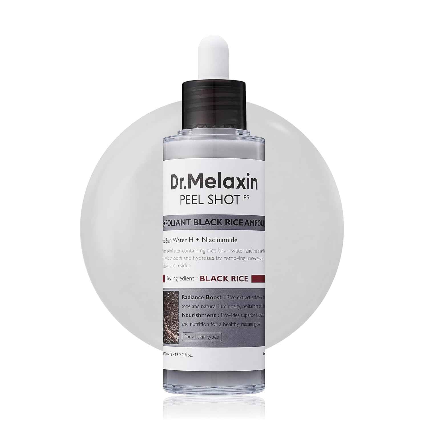 Dr. Melaxin Peel Shot Exfoliant Black Rice Ampoule