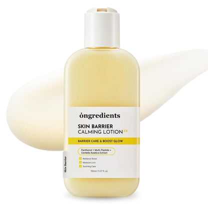 ongredients Skin Barrier Calming Lotion Barrier Care &amp; Boost Glow