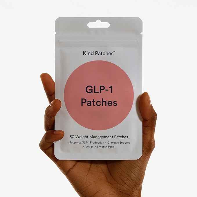 Kind Patches: 30 Metabolic Balance Patches, Berberine, Steady Release, Vegan, 1 Month Pack