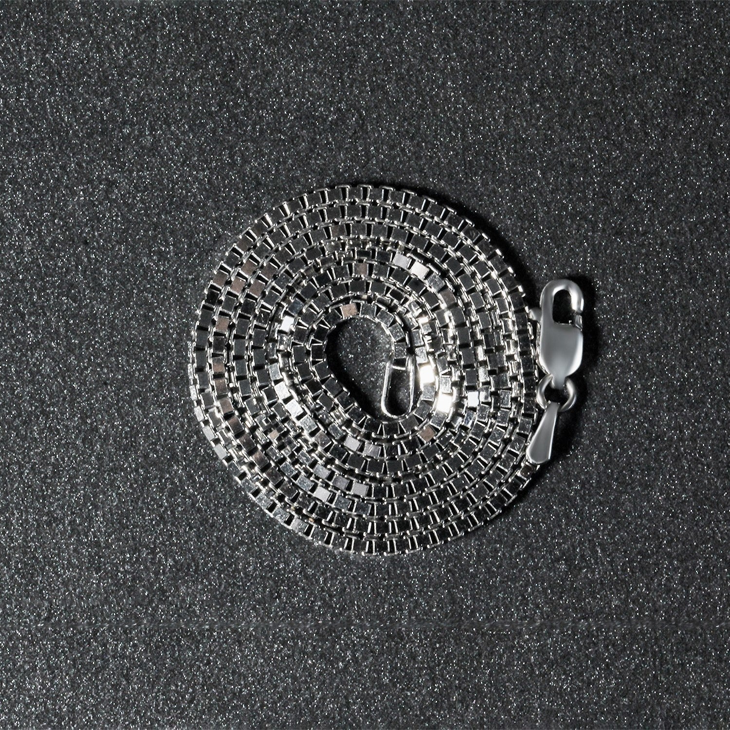 14k White Gold Classic Box Chain 1.4mm by Bids.com