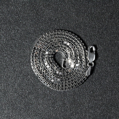 14k White Gold Classic Box Chain 1.4mm by Bids.com