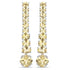 18K White Gold Plated 7.22 Carat Genuine Citrine .925 Sterling Silver Earrings by Bids.com