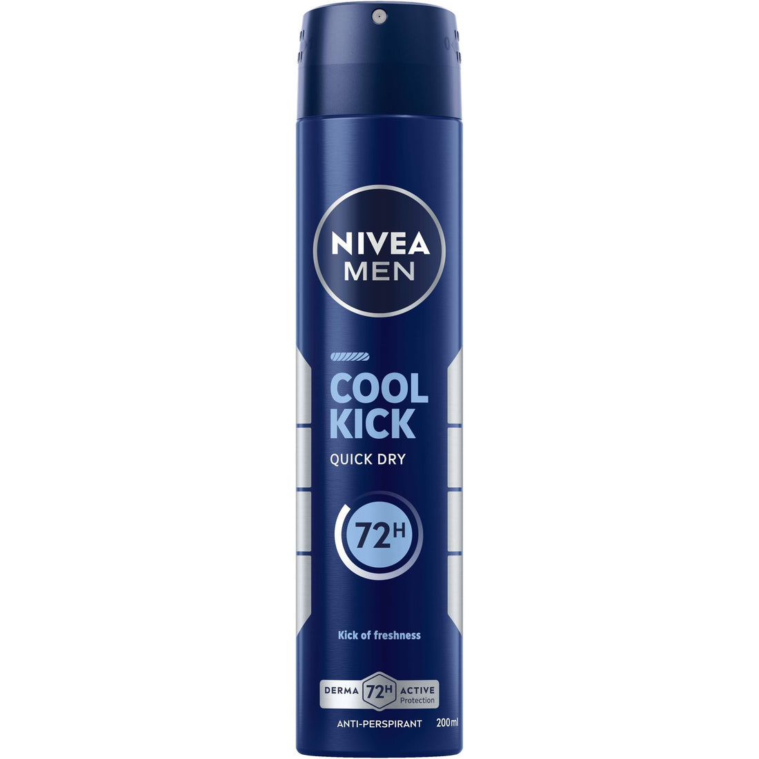 NIVEA MEN Deodorant Spray for Men Cool Kick Fresh Scent 72h 200ml by Pasteur Pharmacy