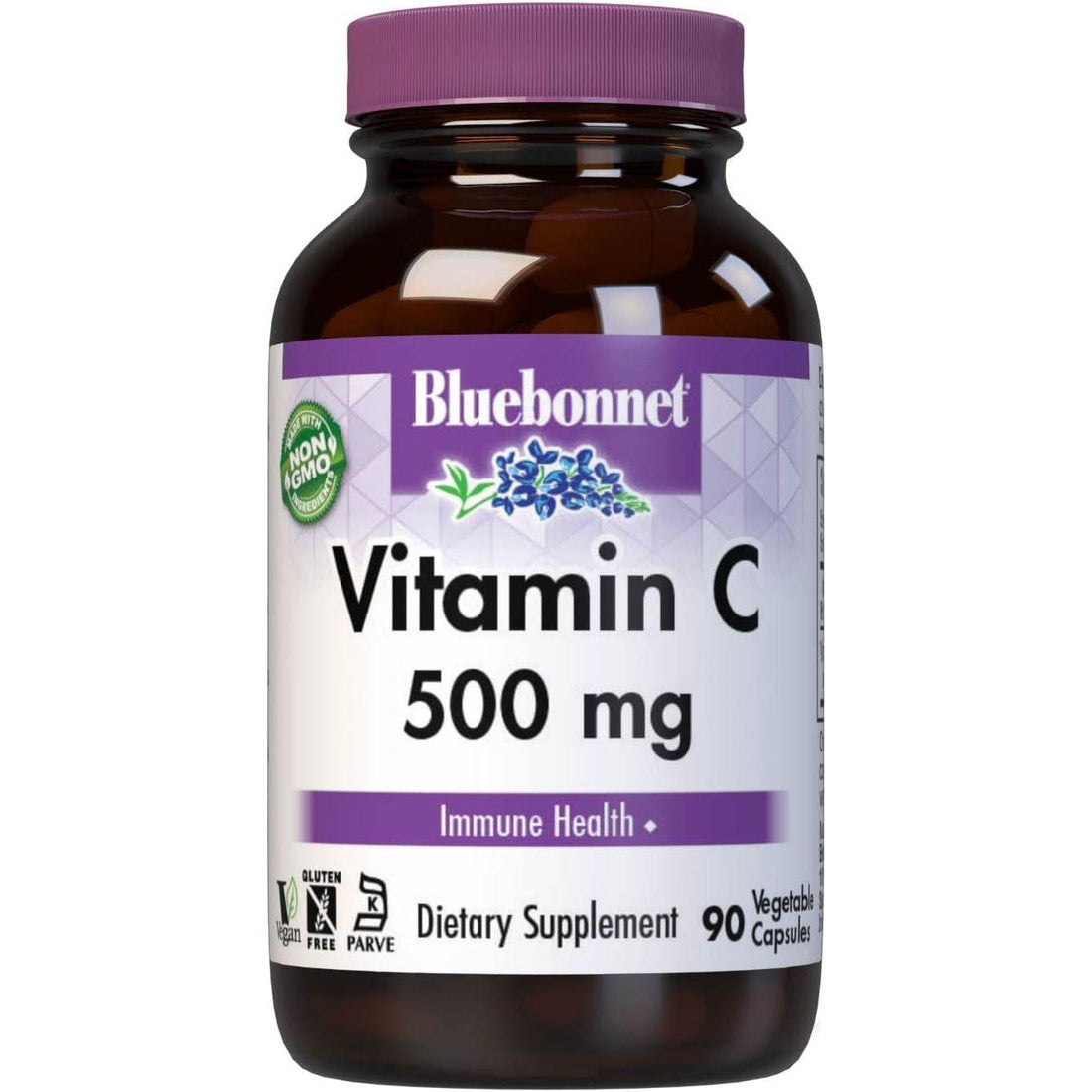 BLUEBONNET BUFFERED VIT-C 500MG 80 Vegetable Capsules by Pasteur Pharmacy