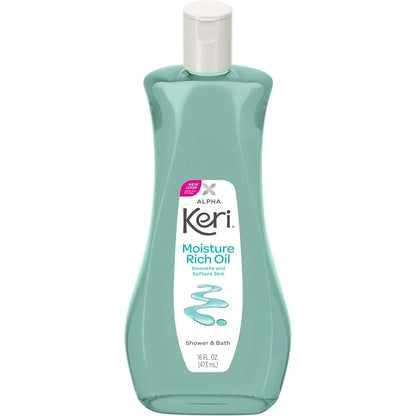Alpha Keri Shower &amp; Bath Moisture Rich Oil 16 oz by Pasteur Pharmacy