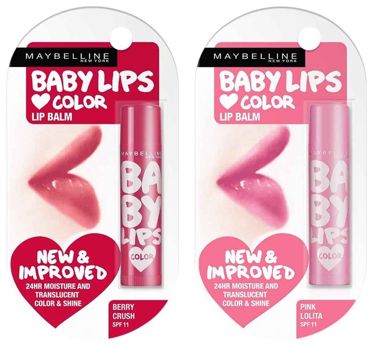 Maybelline New York Baby Lips Lip Balm - Pink Lolita and Berry Crush-SPF 20