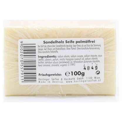 Haslinger Sandelholz Sandalwood Palm Oil Free Soap 100g