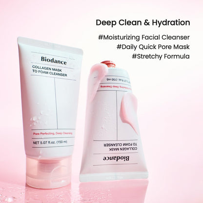 Biodance Collagen Mask To Foam Cleanser by AsiaBeautyMall