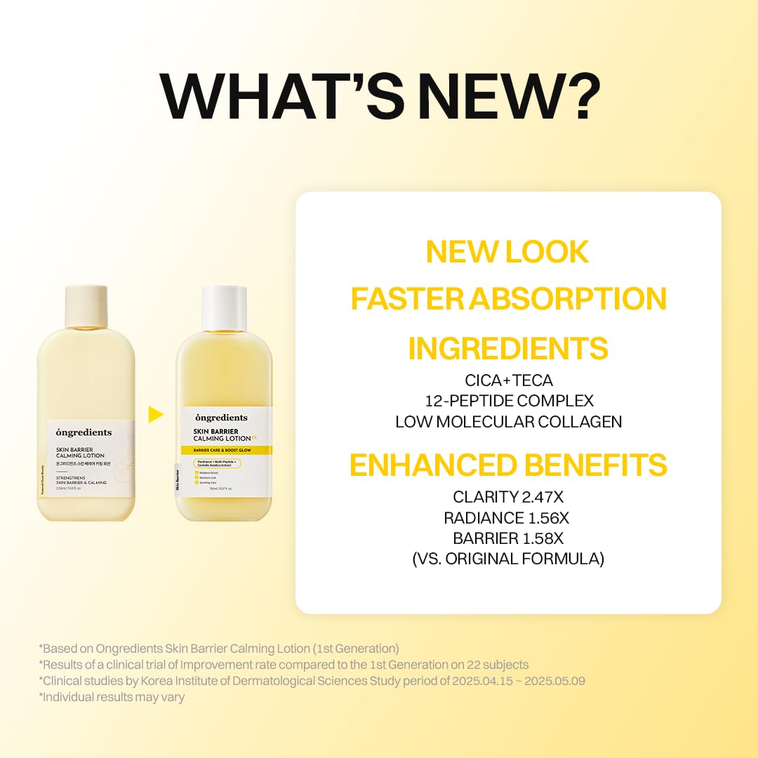 ongredients Skin Barrier Calming Lotion Barrier Care &amp; Boost Glow  DestGlow