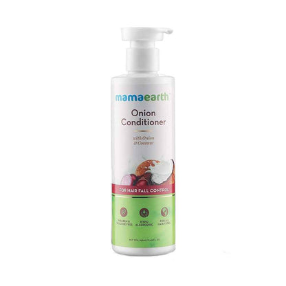 Mamaearth Onion Shampoo &amp; Onion Conditioner For Hair Fall Control