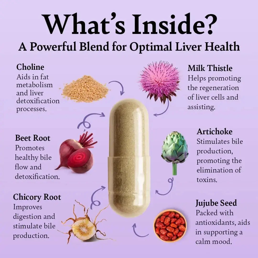 Liver Support with Milk Thistle — Herbal Wellness Supplement by Healthy Day Supplements