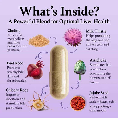 Liver Cleanse and Detox &amp; Repair Formula - Herbal Liver Support Supplement Liver Detox