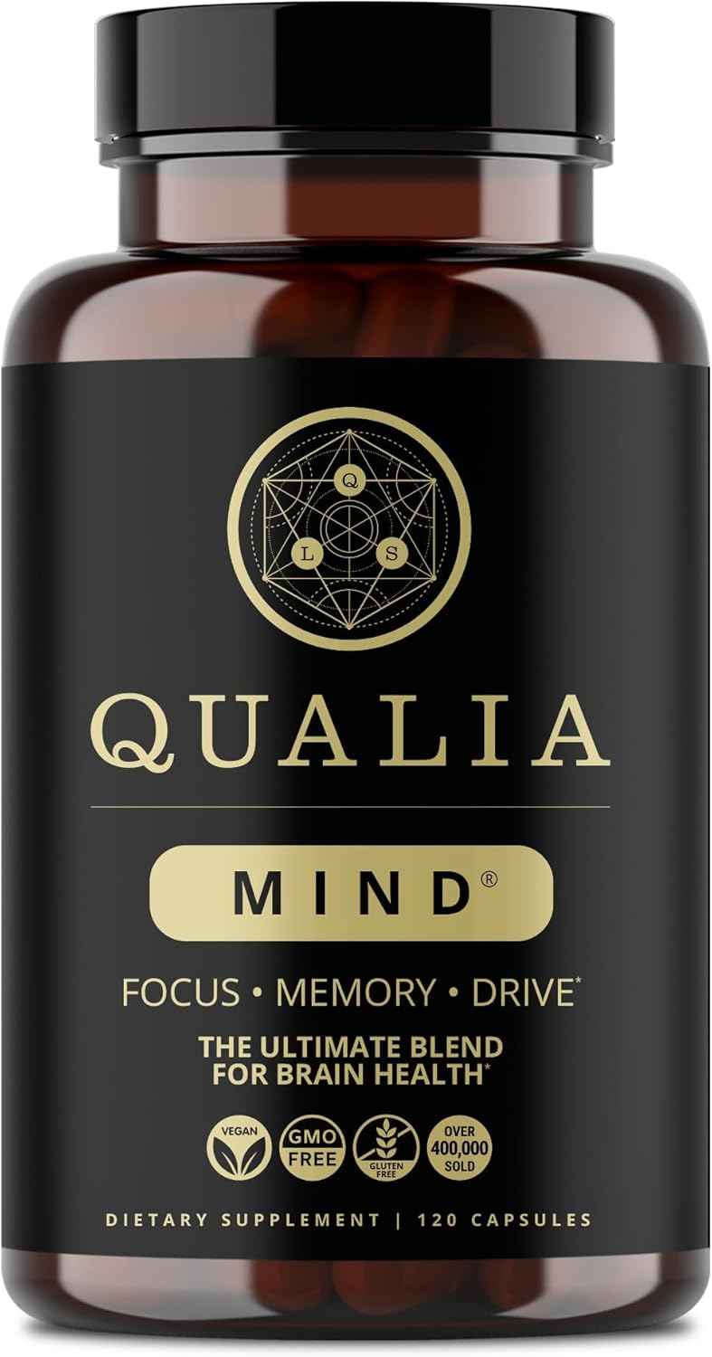 NEUROHACKER COLLECTIVE Qualia Mind | The Ultimate Blend for Brain Health* | Doctor-Formulated Nootropic to Fuel Focus &amp; Concentration* | Supports Long Term Brain Health| Maintain Drive &amp; Productivity