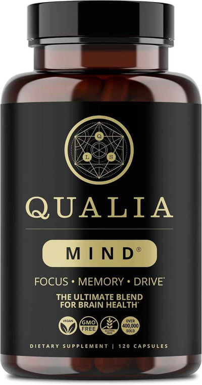 NEUROHACKER COLLECTIVE Qualia Mind | The Ultimate Blend for Brain Health* | Doctor-Formulated Nootropic to Fuel Focus & Concentration* | Supports Long Term Brain Health| Maintain Drive & Productivity