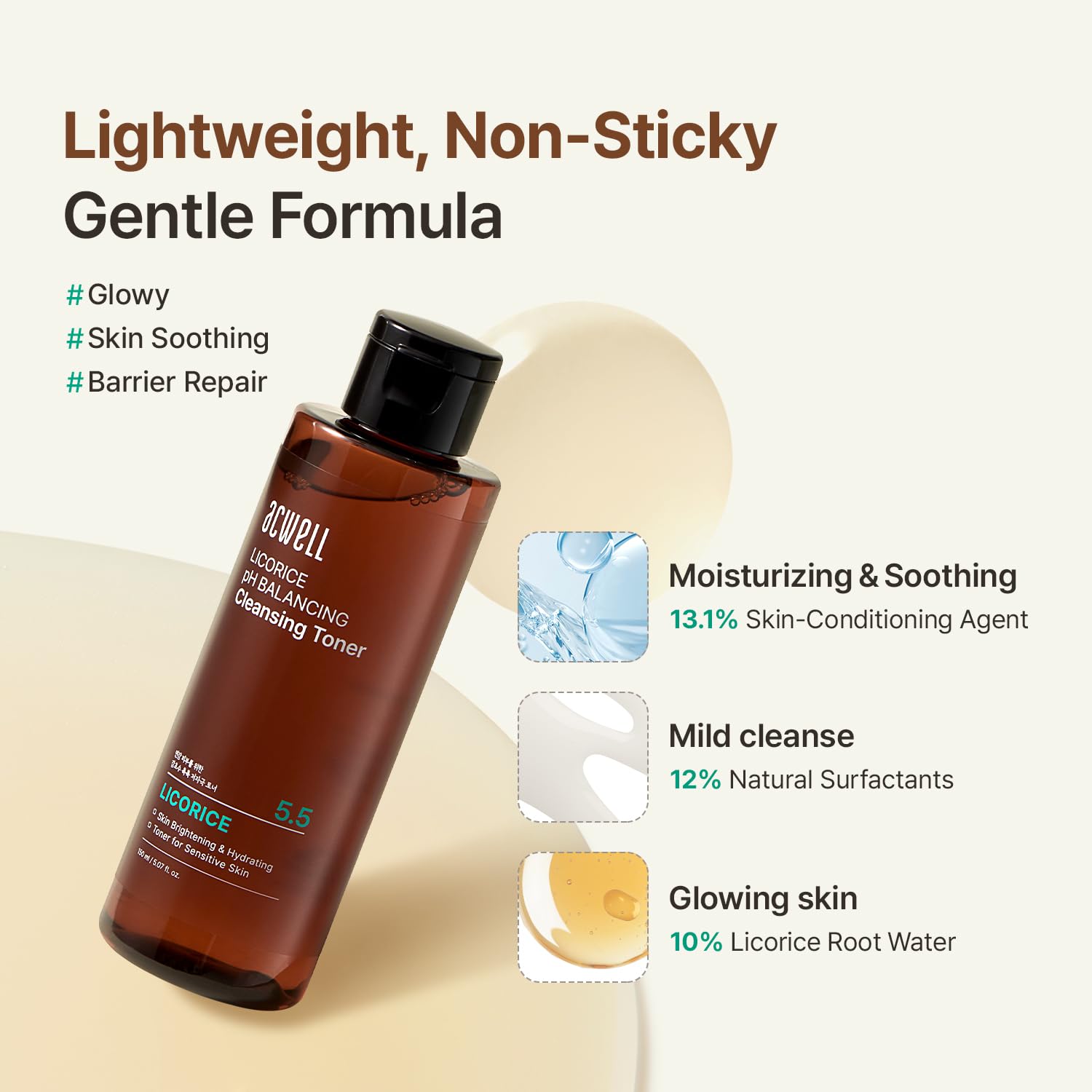 ACWELL Licorice pH Balancing Cleansing Toner by AsiaBeautyMall
