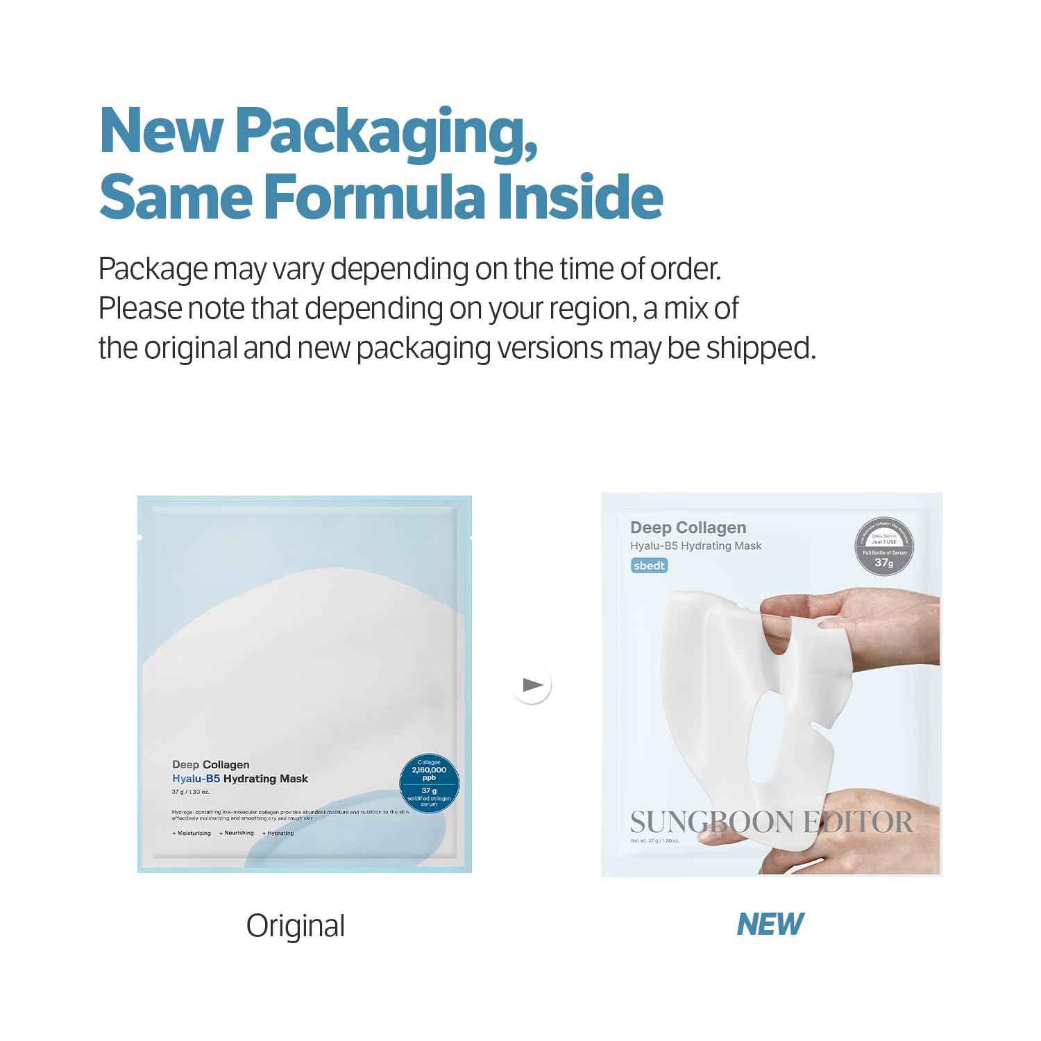 Sungboon Editor Deep Collagen Hyalu-B5 Hydrating Mask