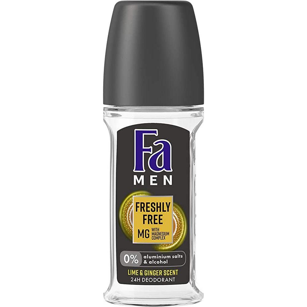 Fa Men Freshly Free Mg Lime &amp; Ginger Deodorant Roll-On 50ml by Pasteur Pharmacy