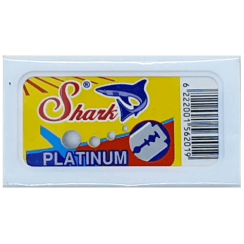 Shark Platinum Double Edge Safety Razor Blades - 5 Pack by Pasteur Pharmacy