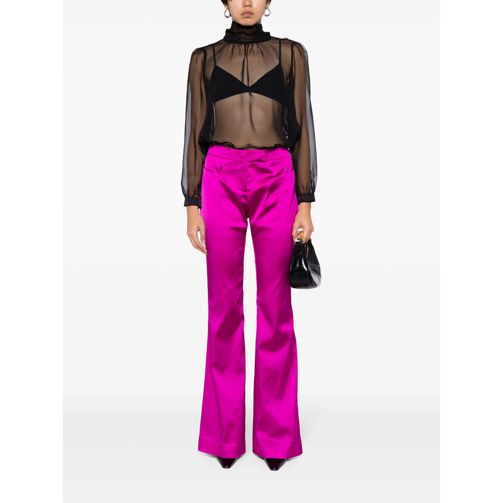 Tom Ford Purple Trousers - Flared Trousers Women by Luosophy