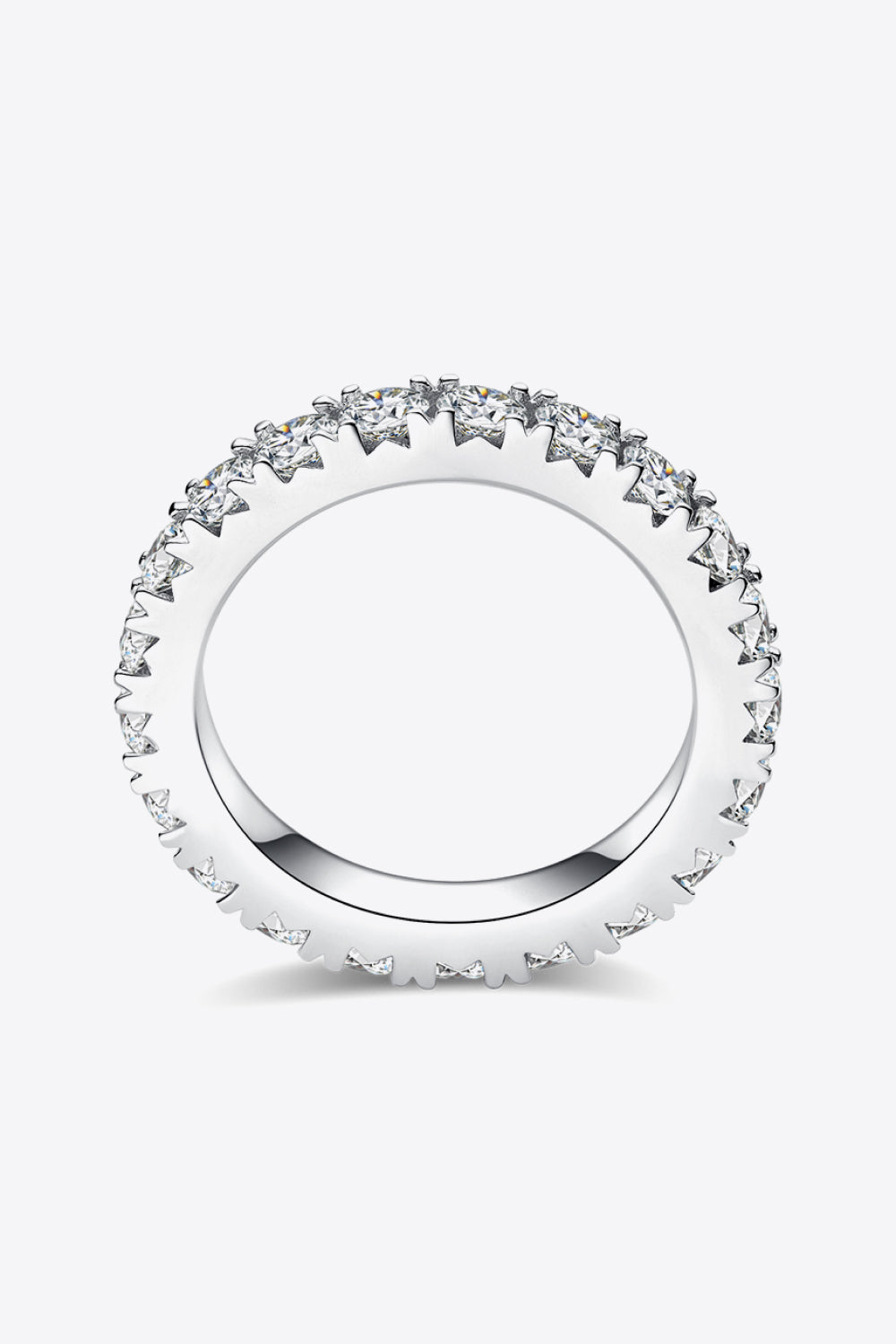 Adored 2.3 Carat Sparkala™ 925 Sterling Silver Eternity Ring by Sparkala