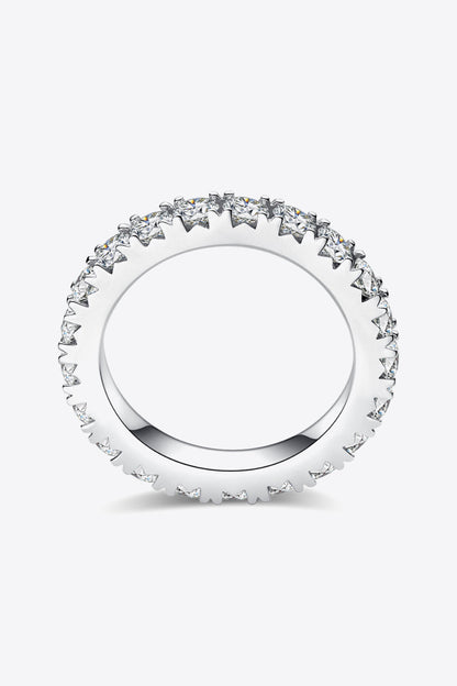 Adored 2.3 Carat Sparkala™ 925 Sterling Silver Eternity Ring by Sparkala