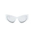 Balenciaga Silver Sunglasses Women by Luosophy