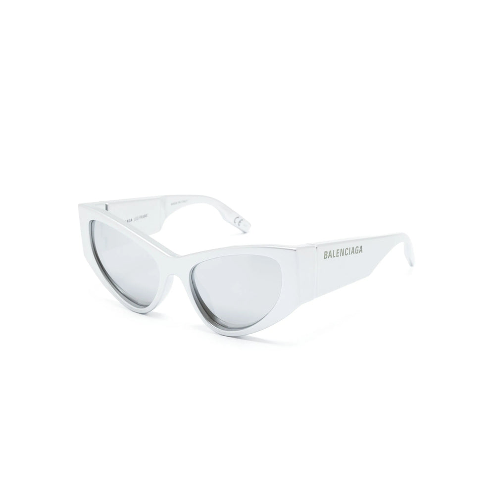 Balenciaga Silver Sunglasses Women by Luosophy