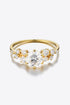 1 Carat Brilliant Round Cut Sparkala™ 14K Gold Over Pure Sterling Silver Ring - DestGlow
