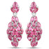 4.12 Carat Genuine Ruby .925 Sterling Silver Earrings by Bids.com