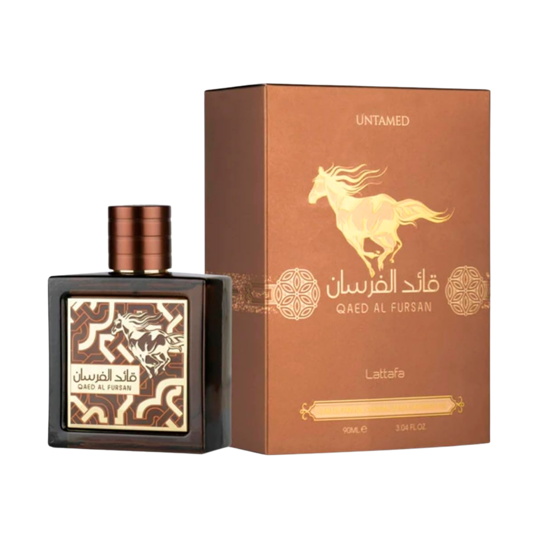 Lattafa Qaed Al Fursan Untamed Eau de Parfum for Men (3.0oz) by Farmacias Savia
