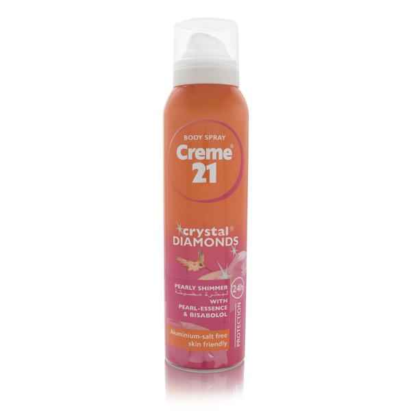 Fa Body Spray Creme 21 Crystal Diamonds 24h protection Pearly 
Shimmer 150ml