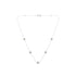 Sterling Silver Diamond Station Necklace (1/2 cttw, I-J Color, I1-I2 Clarity) by Bids.com
