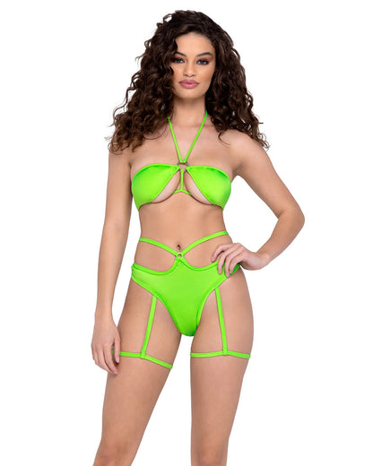 Shorts with Attached Leg-Straps