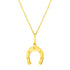 14K Yellow Gold Necklace with Horseshoe by Bids.com